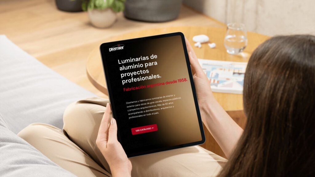 Sitio Web Premier Iluminación